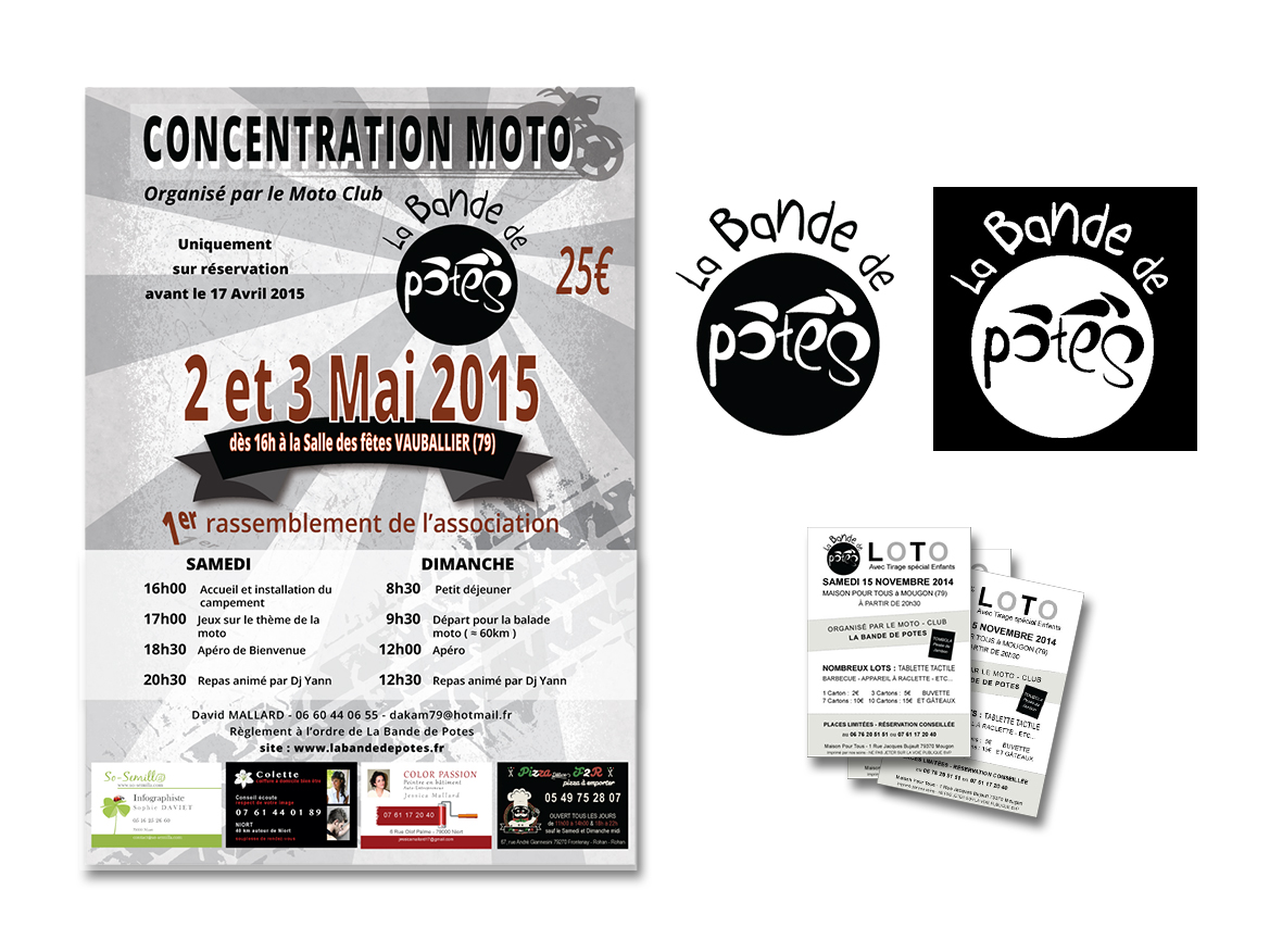 La Bande de Potes logo affiche flyer