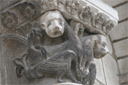 Sculture colonne de La Collégiale Saint-Pierre